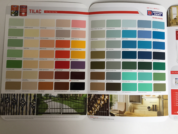Customized shade card
